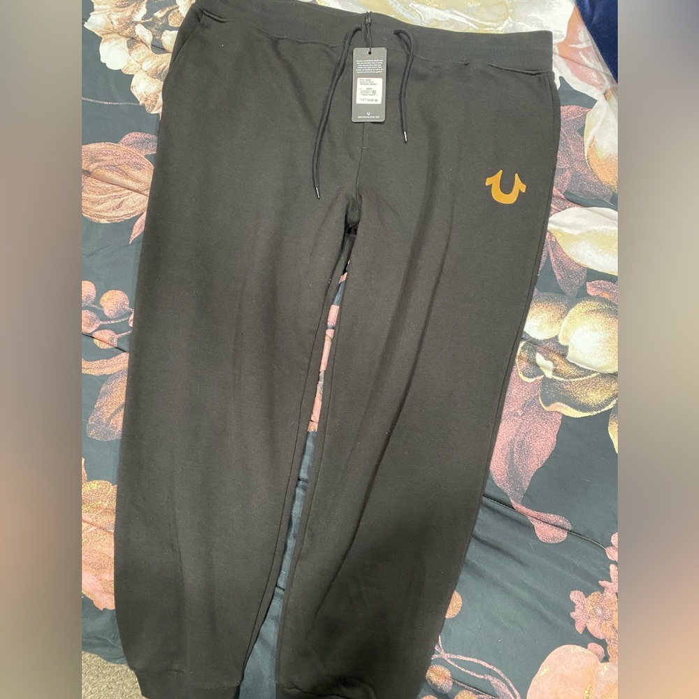 Brand New with Tag Black True Religion Jogger Sweats!